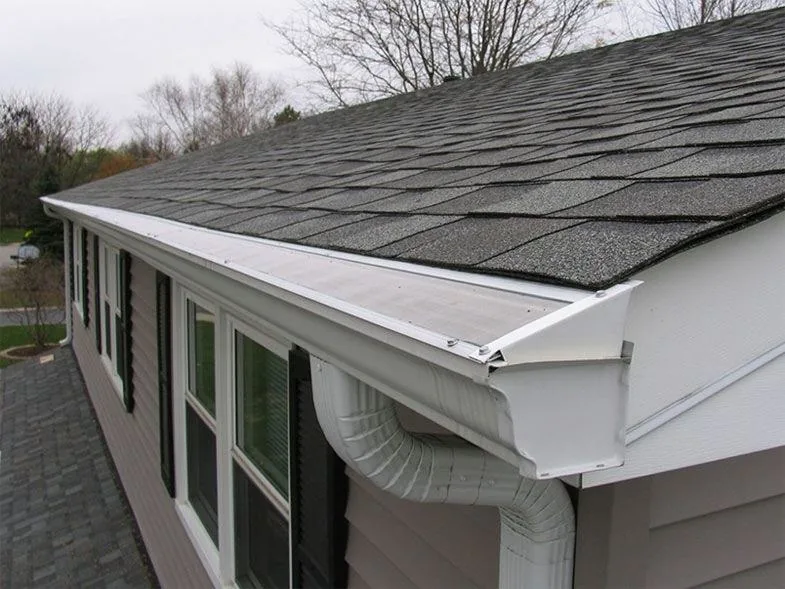 GutterDome Protected Gutters