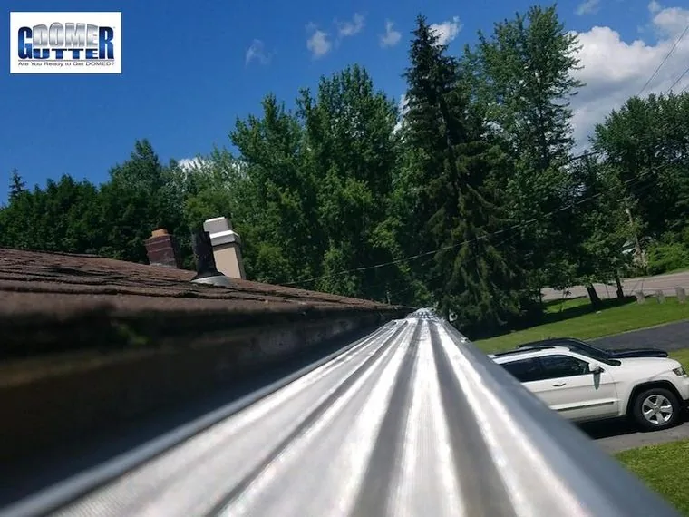 GutterDome gutter guard installation