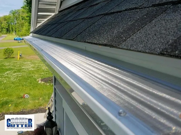 GutterDome gutter guard installation