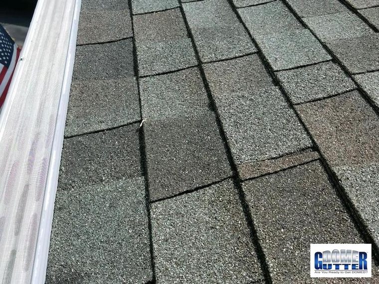 GutterDome gutter guard installation