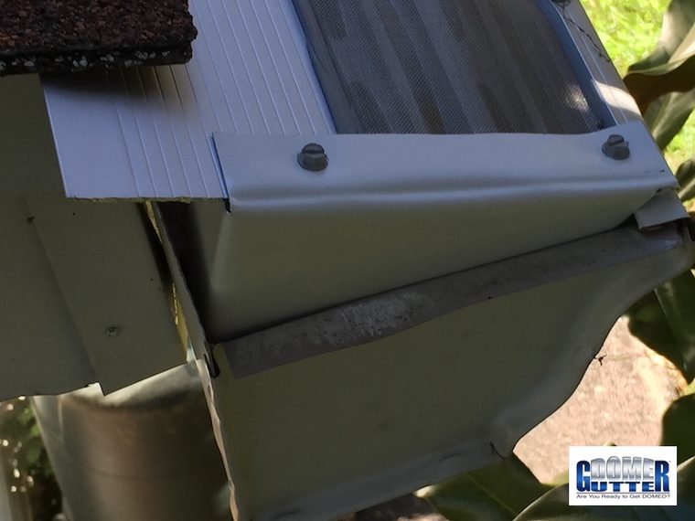 GutterDome gutter guard installation