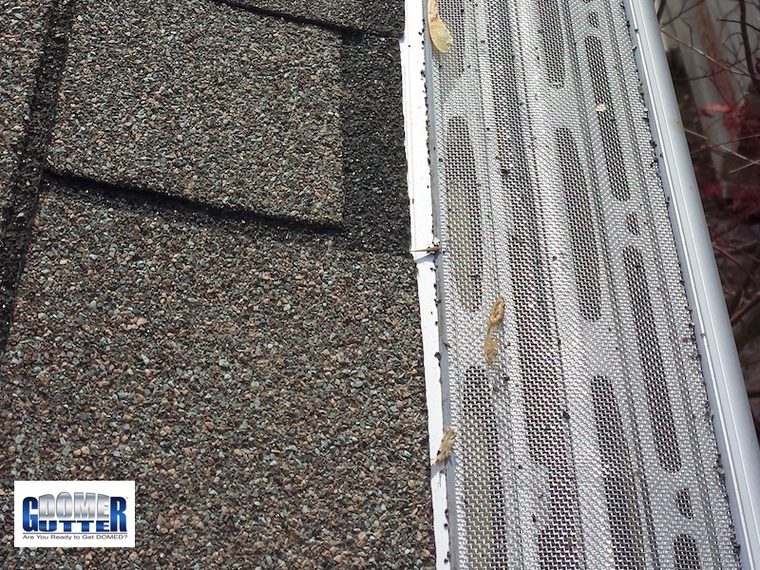 GutterDome gutter guard installation