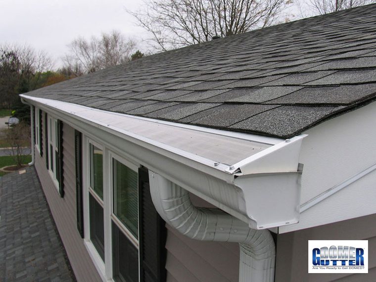 GutterDome gutter guard installation
