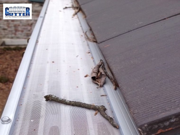 GutterDome gutter guard installation