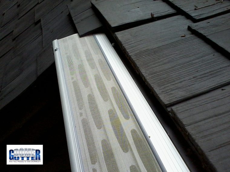 GutterDome gutter guard installation