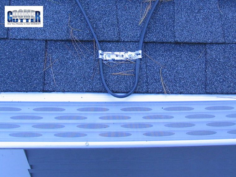 GutterDome gutter guard installation