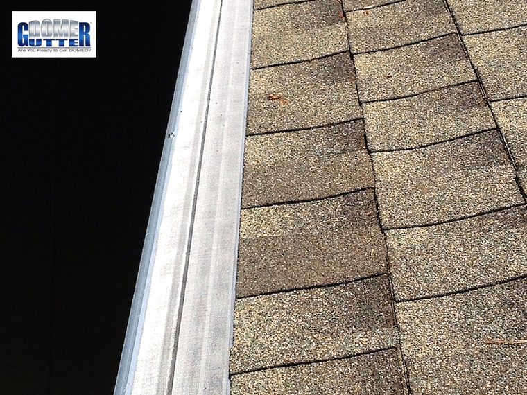 GutterDome gutter guard installation
