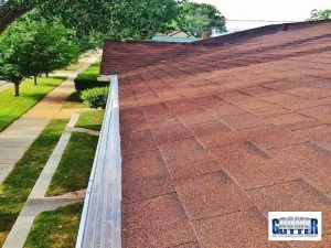 GutterDome Authorized Dealer installation on a residential street